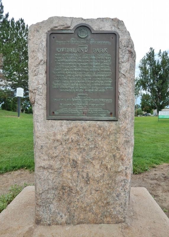 Overland Park Marker. Click for full size. Overland Park Marker image. Click for full size.
