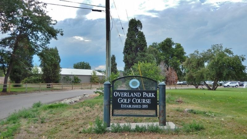 Overland Park Golf Course Entrance image. Click for full size.