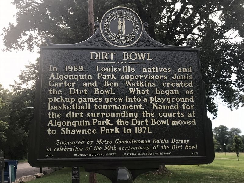 Dirt Bowl Marker side image. Click for full size.