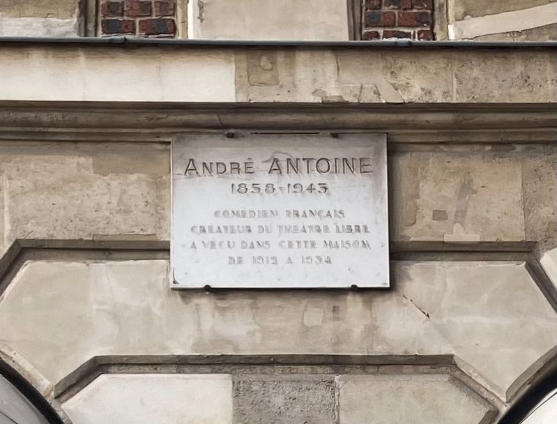 Andre Antoine Marker. Click for full size. Andre Antoine Marker image. Click for full size.