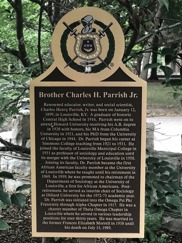 Brother Charles H. Parrish, Jr. Marker image. Click for full size.