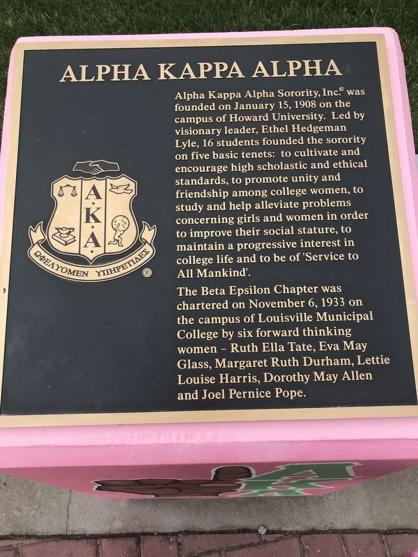 Alpha Kappa Alpha Marker image. Click for full size.