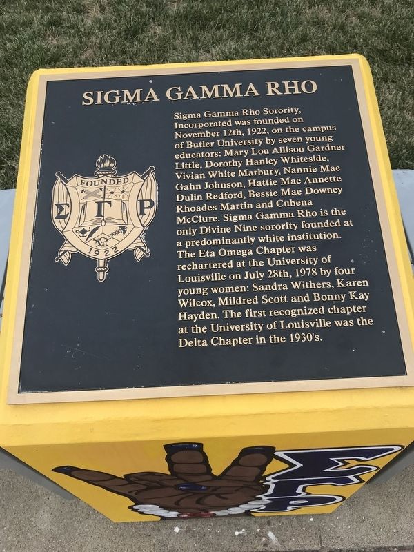 Sigma Gamma Rho Marker image. Click for full size.