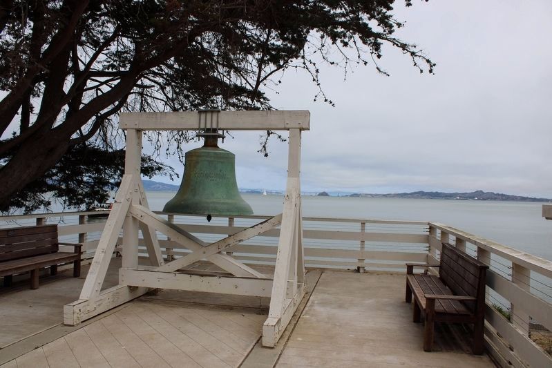 The bell and China Cove image. Click for full size.