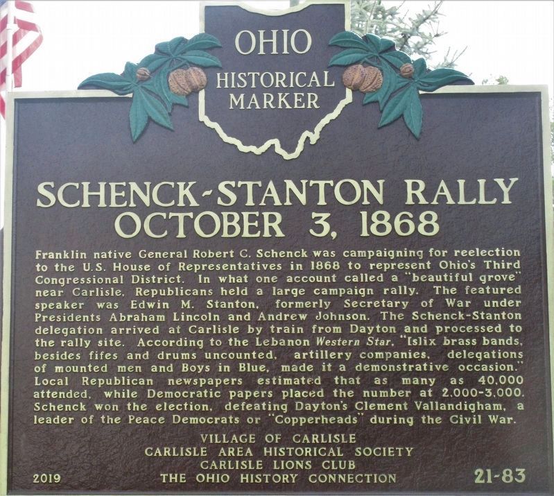 Schenck-Stanton Rally Marker Side image. Click for full size.