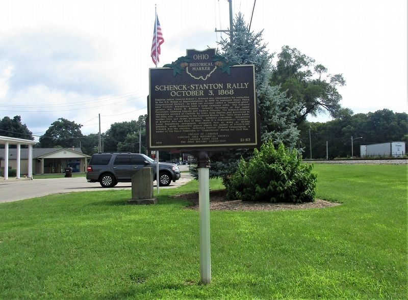 Schenck- Stanton Rally/ Carlisle Station Depot Marker image. Click for full size.