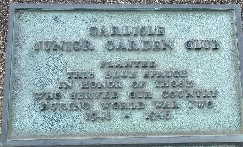 Carlisle WW II Memorial image. Click for full size.