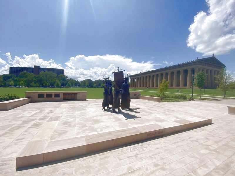 Tennessee Woman Suffrage Monument image. Click for full size.