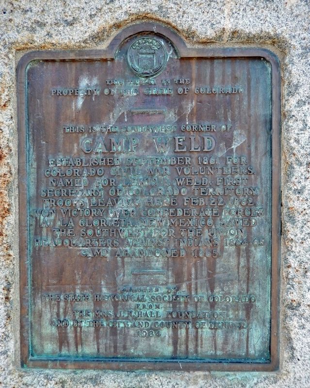 Camp Weld Marker image. Click for full size.