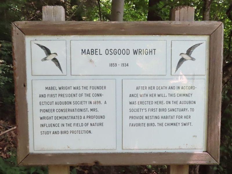 Mabel Osgood Wright Marker. Click for full size. Mabel Osgood Wright Marker image. Click for full size.