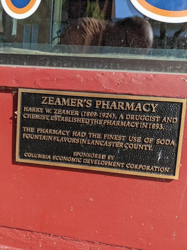 Zeamer's Pharmacy Marker image. Click for full size.