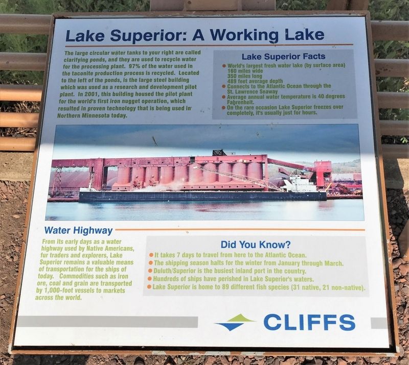 A Working Lake Marker image. Click for full size.
