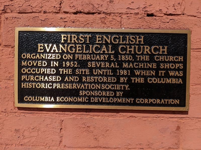 First English Evangelical Church Marker image. Click for full size.