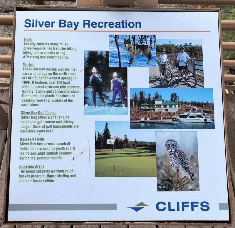 Silver Bay Recreation Marker image. Click for full size.