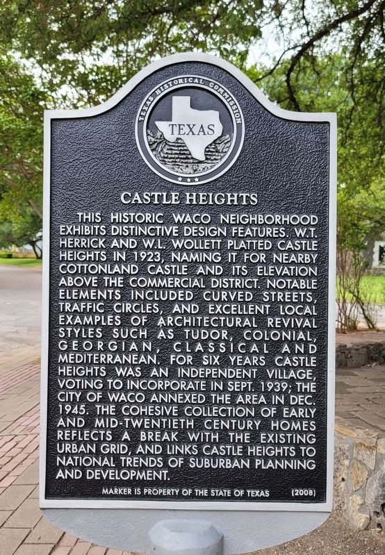 Castle Heights Marker image. Click for full size.