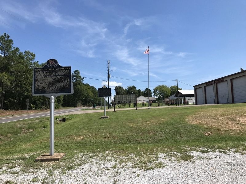 Running Skirmish at Romulus Marker image. Click for full size.