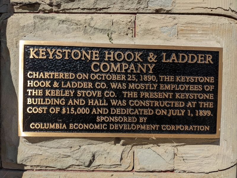Keystone Hook & Ladder Company Marker image. Click for full size.