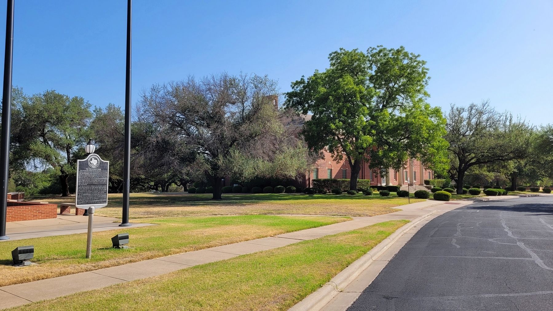 The Methodist Home and Marker image. Click for full size.