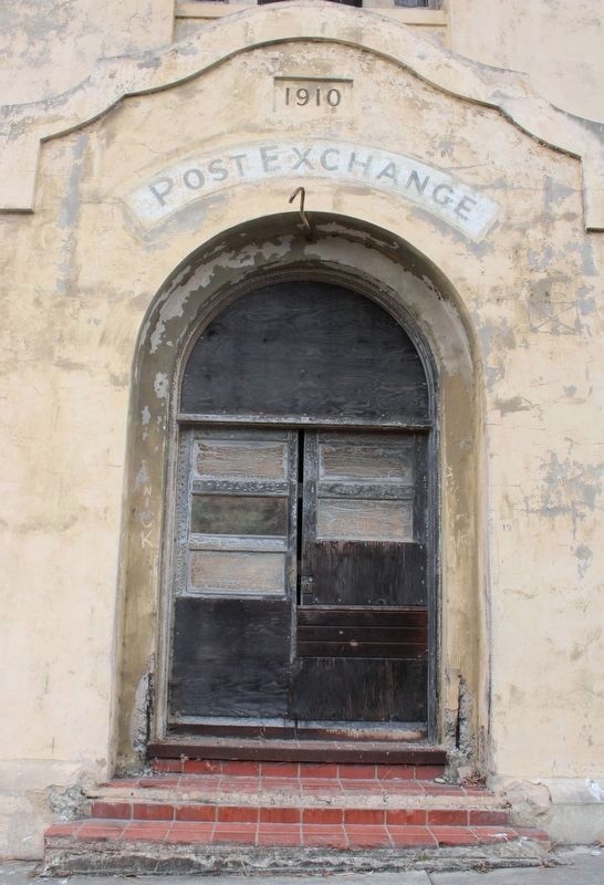 Front door of the Post Exchange image. Click for full size.