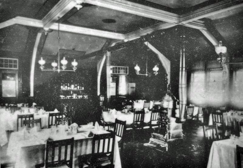 Marker detail: Dining Room circa 1887<br>La sale  manger vers 1887 image. Click for full size.