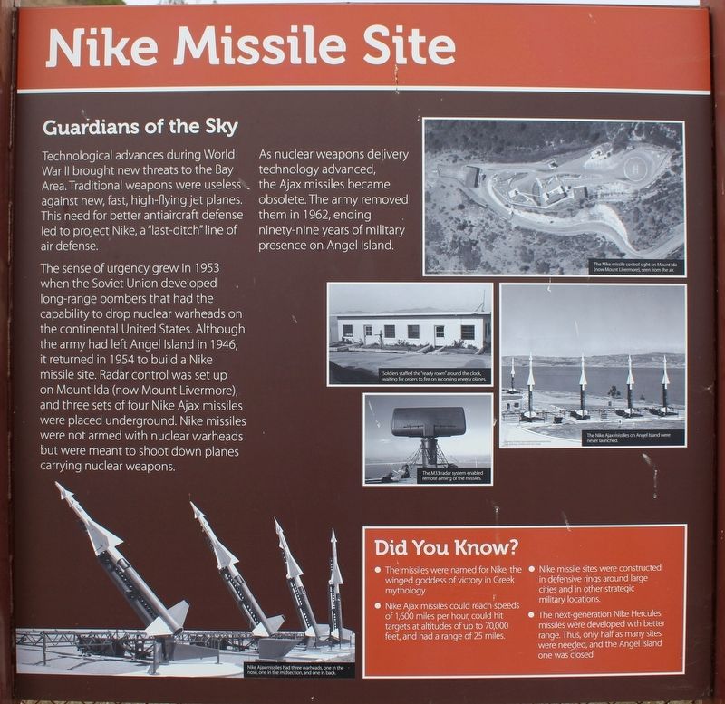 Nike Missile Site Marker image. Click for full size.