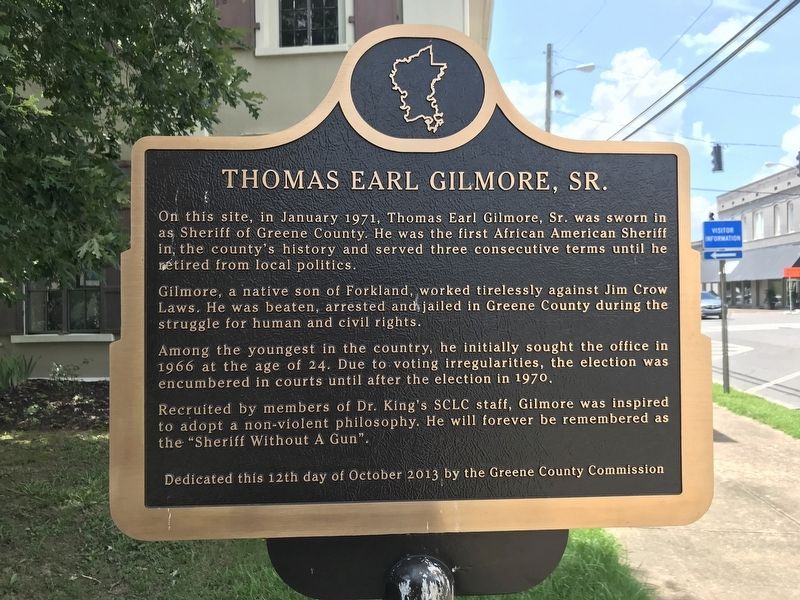 Thomas Earl Gilmore, Sr. Marker image. Click for full size.