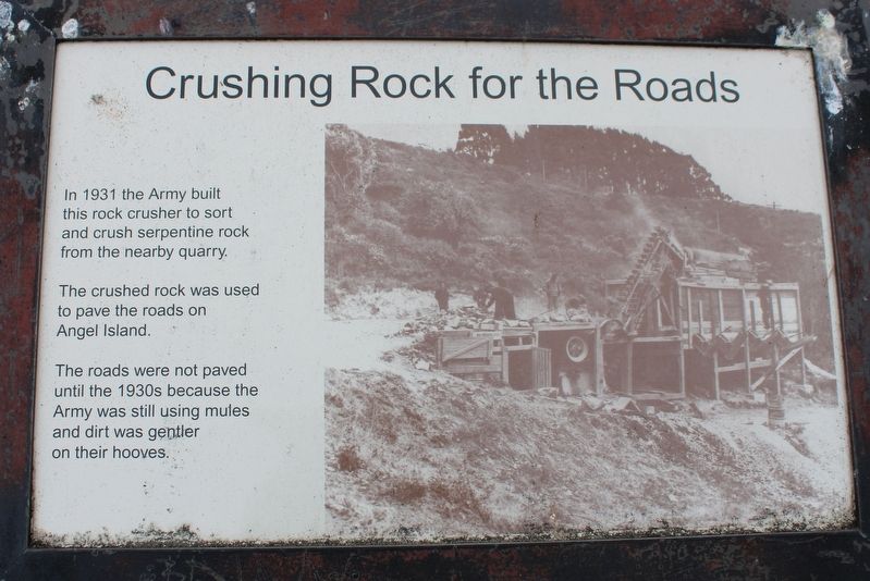 Crushing Rock for the Roads Marker image. Click for full size.