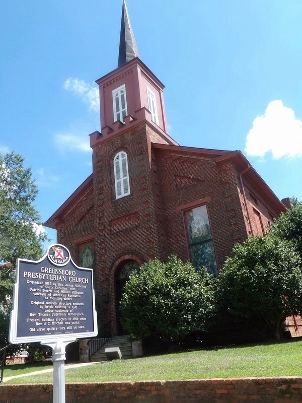 Greensboro Presbyterian Church Marker image. Click for full size.