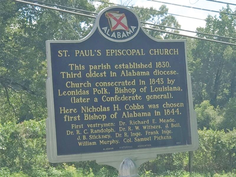 St. Pauls Episcopal Church Marker image. Click for full size.