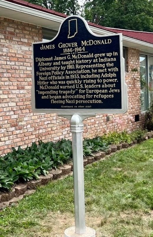 James Grover McDonald Marker side 1 image. Click for full size.