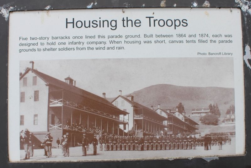 Housing the Troops Marker image. Click for full size.