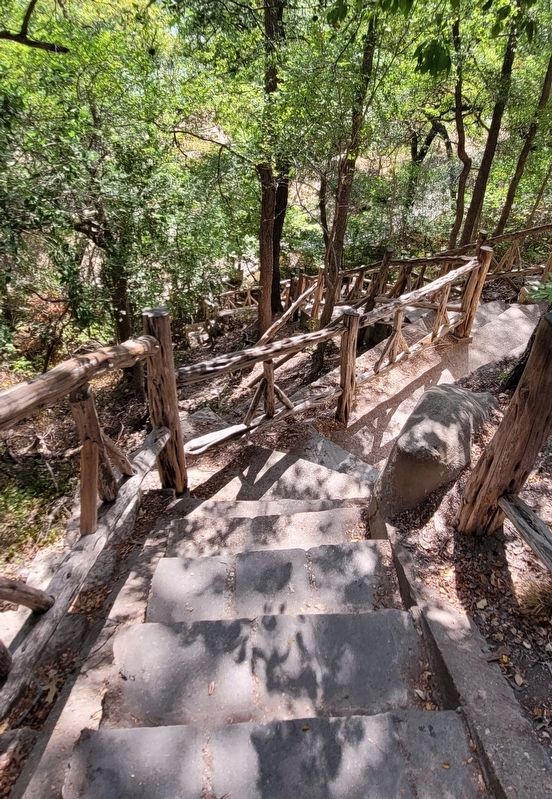 Looking down Jacob's Ladder image. Click for full size.