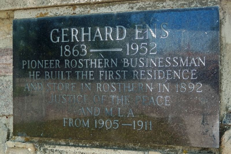 Gerhard Ens Marker image. Click for full size.