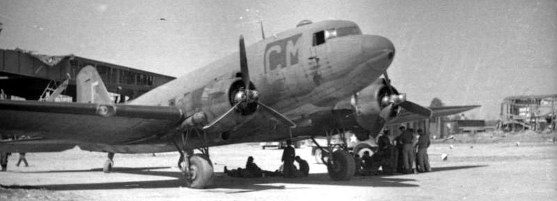 C-47 Skytrain of 78th Troop Carrier Squadron, 435th Troop Carrier Group image. Click for full size.