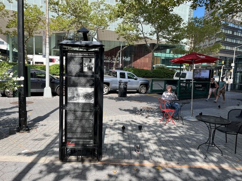Richard Tucker Park Marker image. Click for full size.