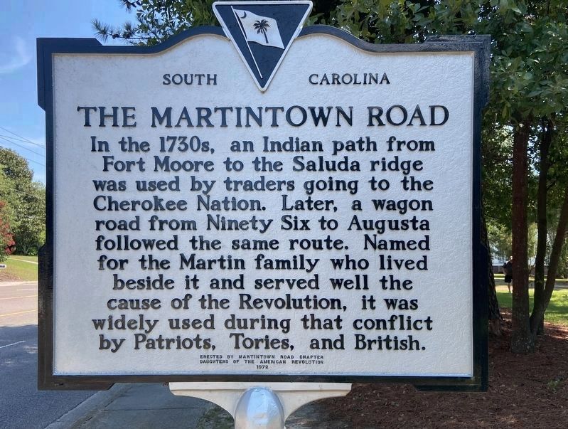 The Martintown Road Marker (refurbished) image. Click for full size.
