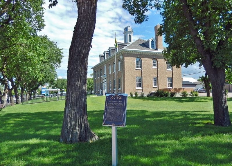 Estevan Court House Marker image. Click for full size.