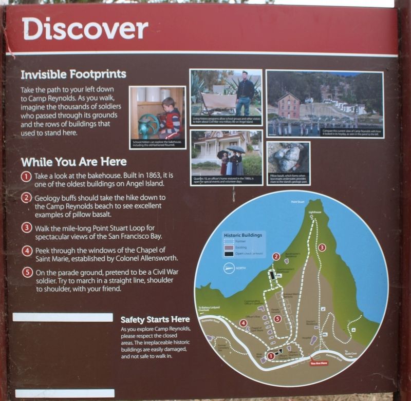 Camp Reynolds Marker image. Click for full size.