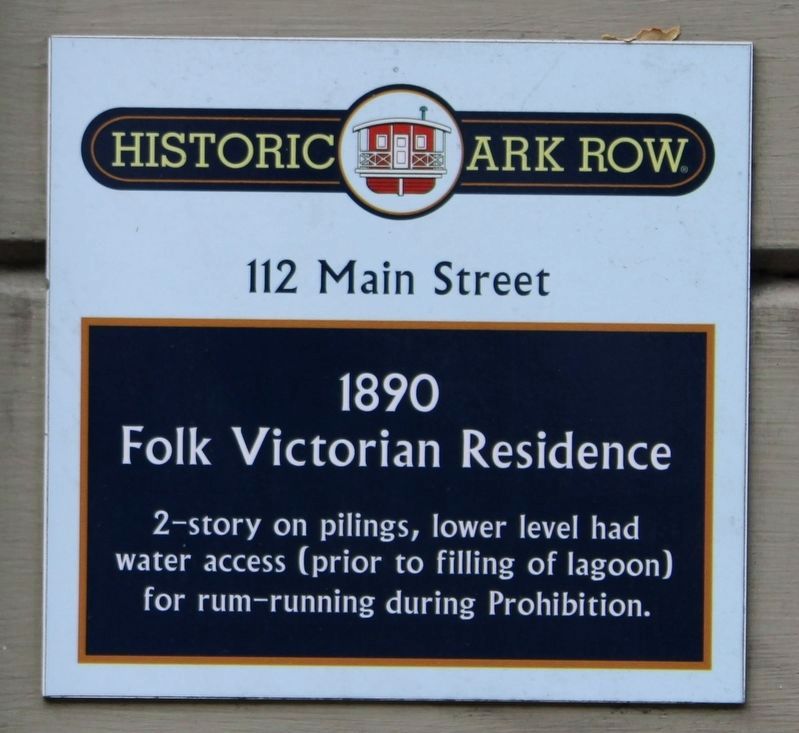 1890 Folk Victorian Residence Marker image. Click for full size.