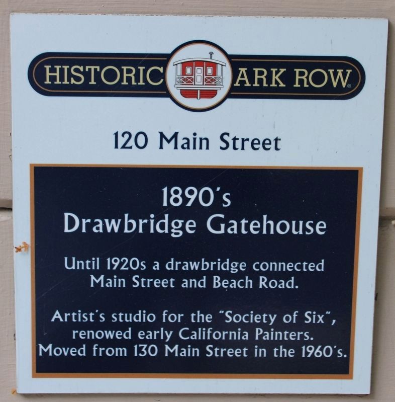 1890�s Drawbridge Gatehouse Marker image. Click for full size.