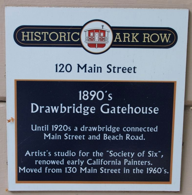 1890s Drawbridge Gatehouse Marker image. Click for full size.