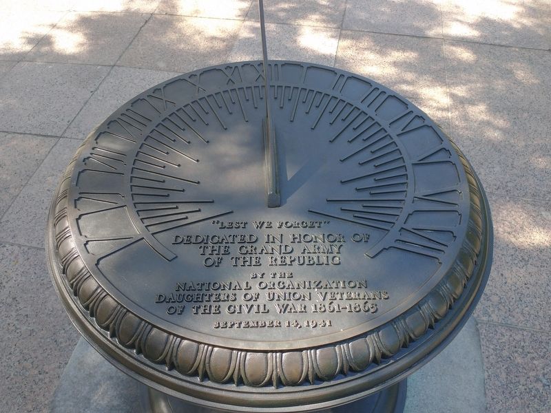 "Lest We Forget" Marker. Click for full size. "Lest We Forget" Marker image. Click for full size.
