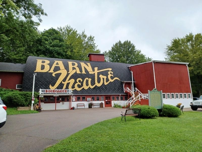 Barn Theatre and Marker. Click for full size. Barn Theatre and Marker image. Click for full size.