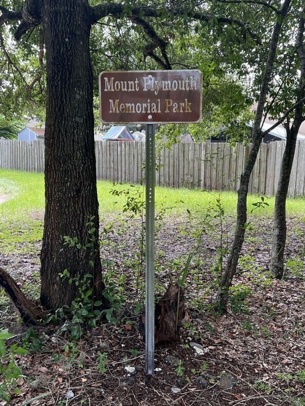 Mount Plymouth Memorial Park Marker image. Click for full size.
