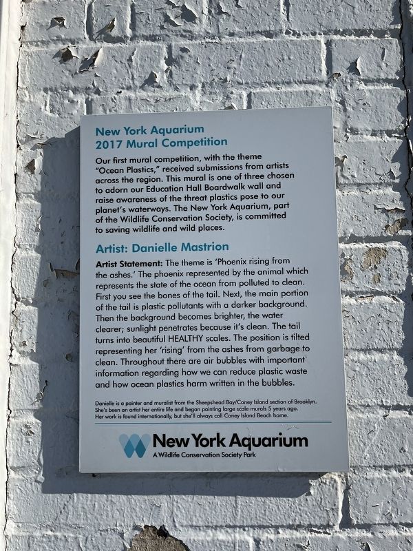 New York Aquarium 2017 Mural Competition / Danielle Mastrion Marker image. Click for full size.