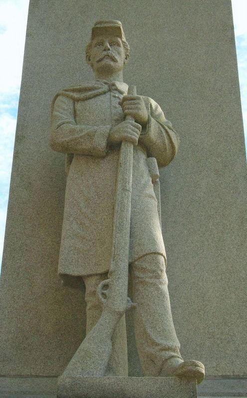Clarion County Civil War Soldier's Monument Statue - Infantry image. Click for full size.