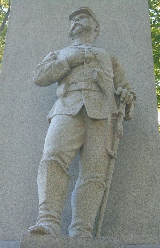 Clarion County Civil War Soldier's Monument Statue - Cavalry image. Click for full size.