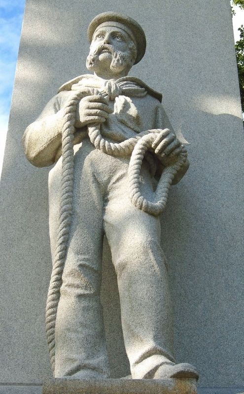 Clarion County Civil War Soldier's Monument Statue - Navy image. Click for full size.