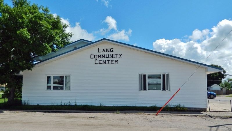 Lang Community Center image. Click for full size.