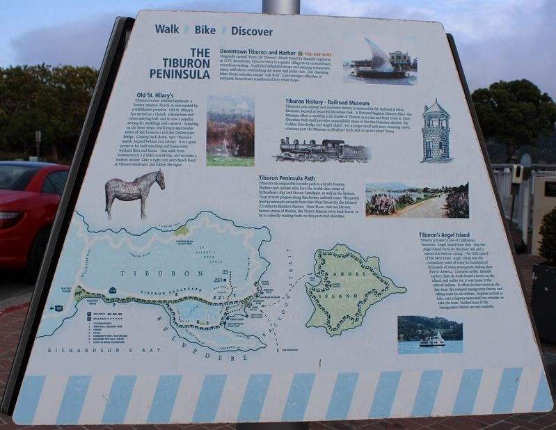 The Tiburon Peninsula Marker image. Click for full size.